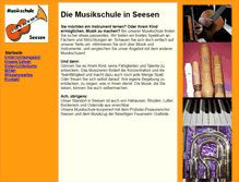 Tablet Screenshot of musikschule-seesen.de